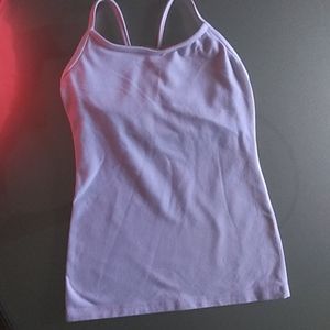 Lululemon Power Y Tank. Light Pink.